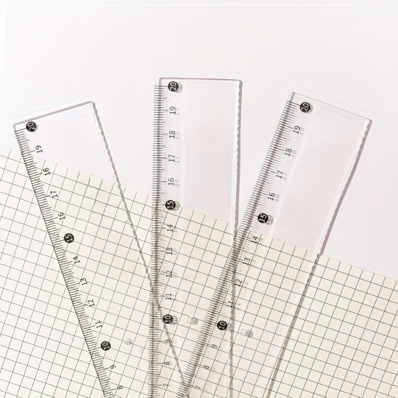 Shatterproof Transparent Folding Ruler Perfect - Temu