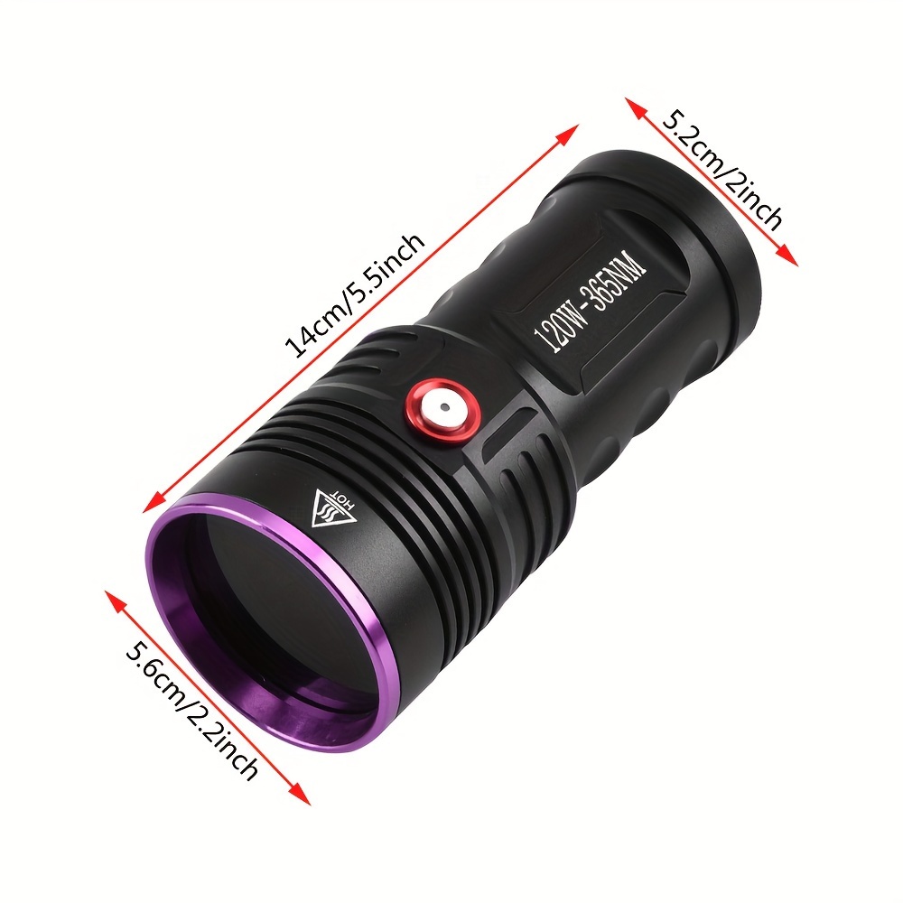 INNIGHTOOL E-H6 UV Flashlight 365nm led Black Light Professional Small —  CHIMIYA