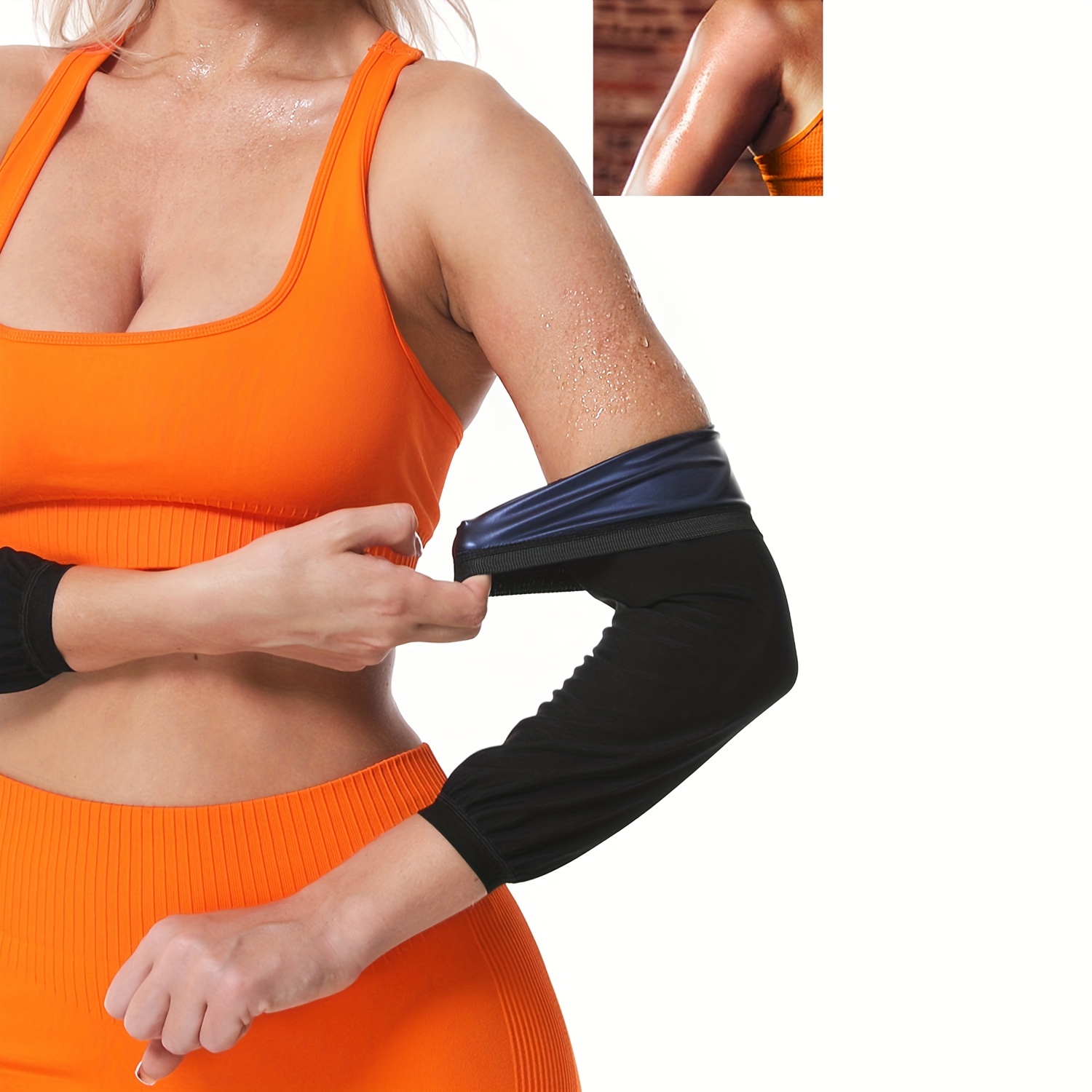 1pair Arm Sweat Band, Arm Shaping Sleeves, For Exercise Sweating, Weight  Loss, Body Shaping & Slimming