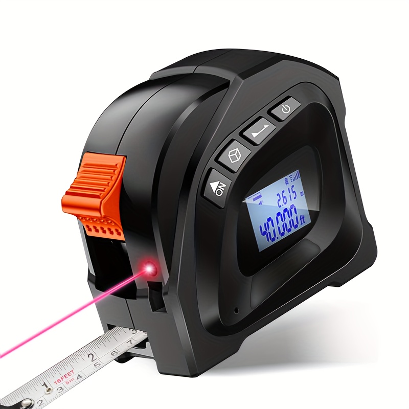 Ruban à mesurer laser 3 en 1, télémètre laser numérique avec écran