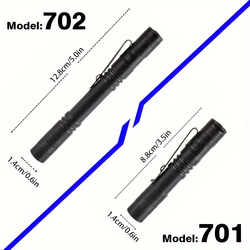  Lighting EVER Linterna de luz negra, pequeñas luces UV de 395  nm, detector de luz ultravioleta portátil para bolígrafos de tinta  invisible, manchas de orina de perros y gatos, pilas AAA