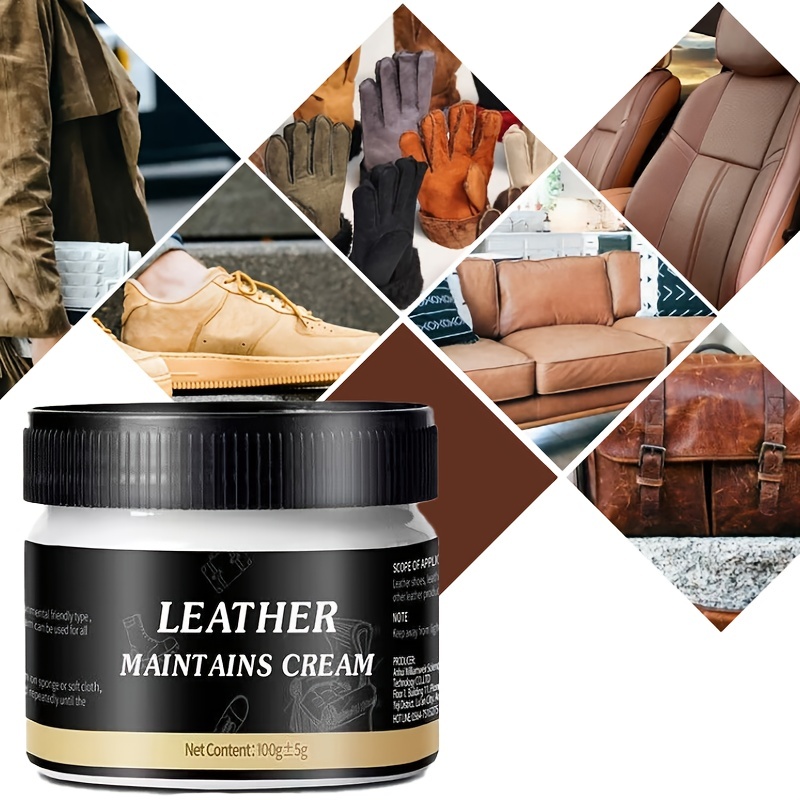 Pompotops Shoe Polish for Leather Repair Cream Liquid Shoe Shines Leather  Repair Cream for Leather Bag, Leather Belt, Sofa, Car Seat