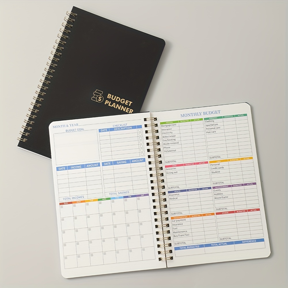 Budget Planner Monthly Bill Organizer Hardcover Budget Book