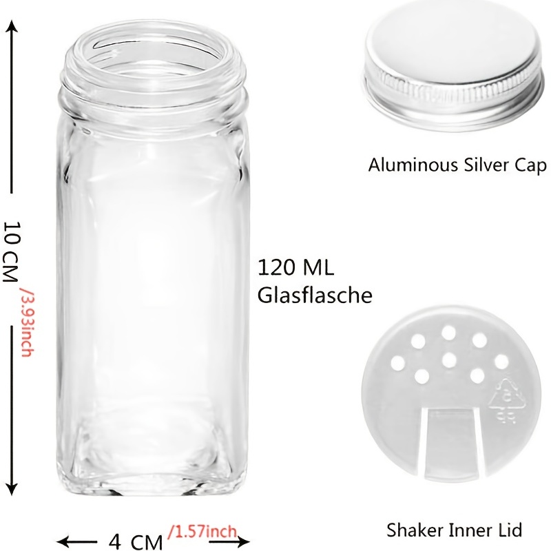 120ml Seasoning Shaker Bottles For Lunch Spice Bottle Seasoning