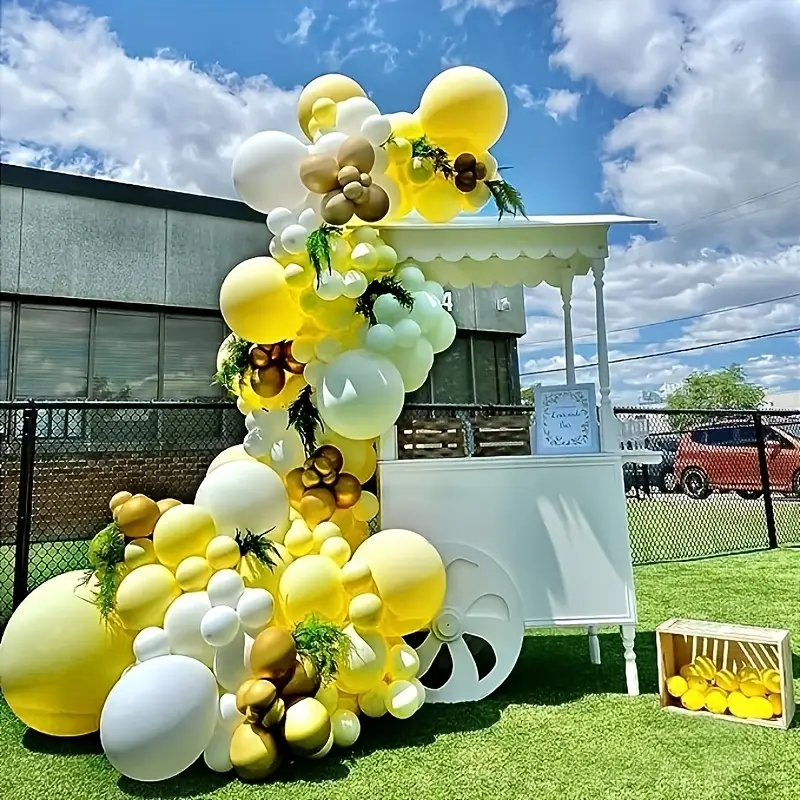 Yellow Balloons Yellow Latex Party Balloons Helium - Temu