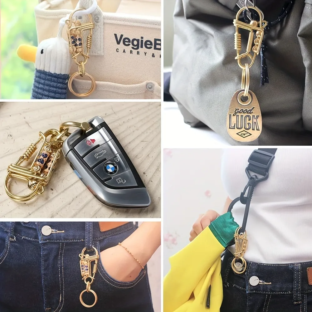 Preppy Keychain For Backpack, Hat, Clothes, Unique Aesthetic Hook