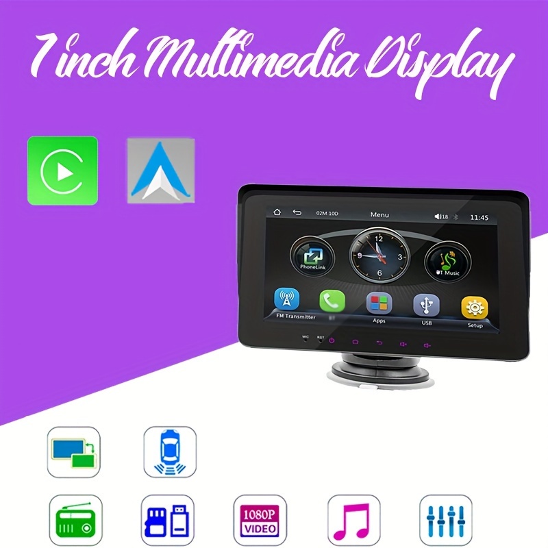 Car Dash Cam Wireless For Iphone Carplay Wireless For - Temu