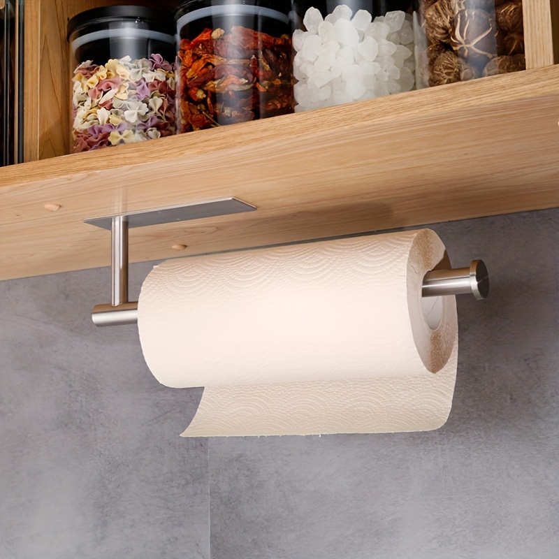 Portarrollos de papel higiénico montado en la pared,  organizador de papel de seda de madera con estante de almacenamiento,  soporte de rollo de papel de pared vintage para baño, armario de