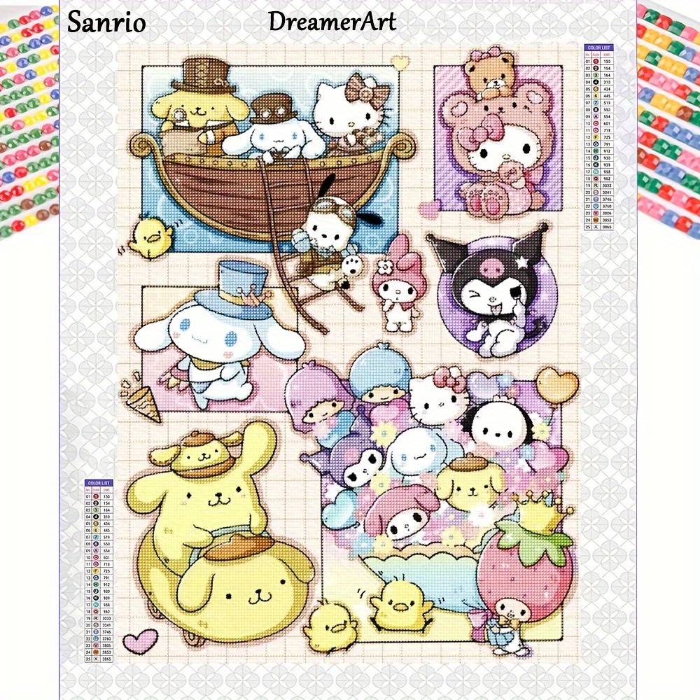 Diamond painting kit - Hello Kitty with unicorn - Coricamo