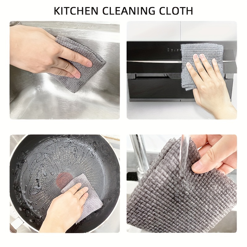 Metal Wire Cleaning Towel Wear Resistant Scouring Pad New Rag Kitchen