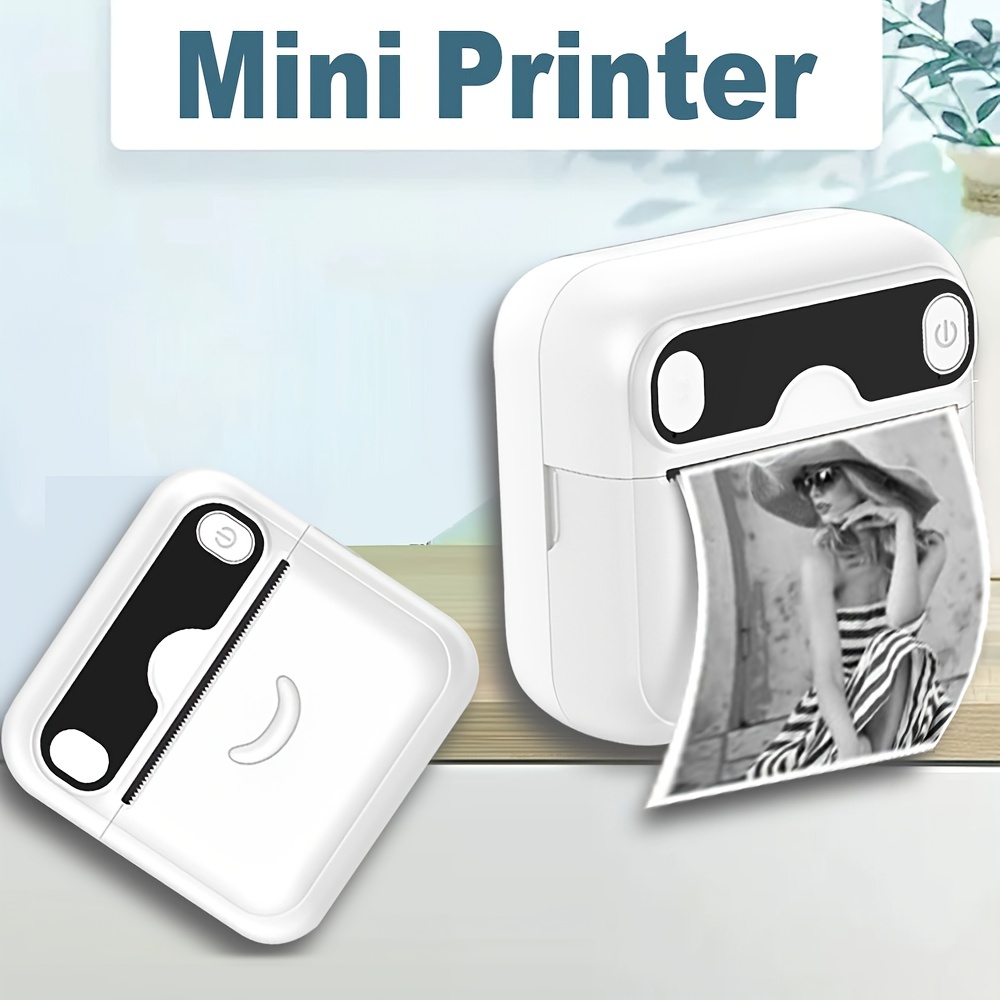 Poooliprint L2 Impresora de bolsillo sin tinta – Mini teléfono Bluetooth  portátil Poooli impresora térmica para iOS + Android impresión de fotos