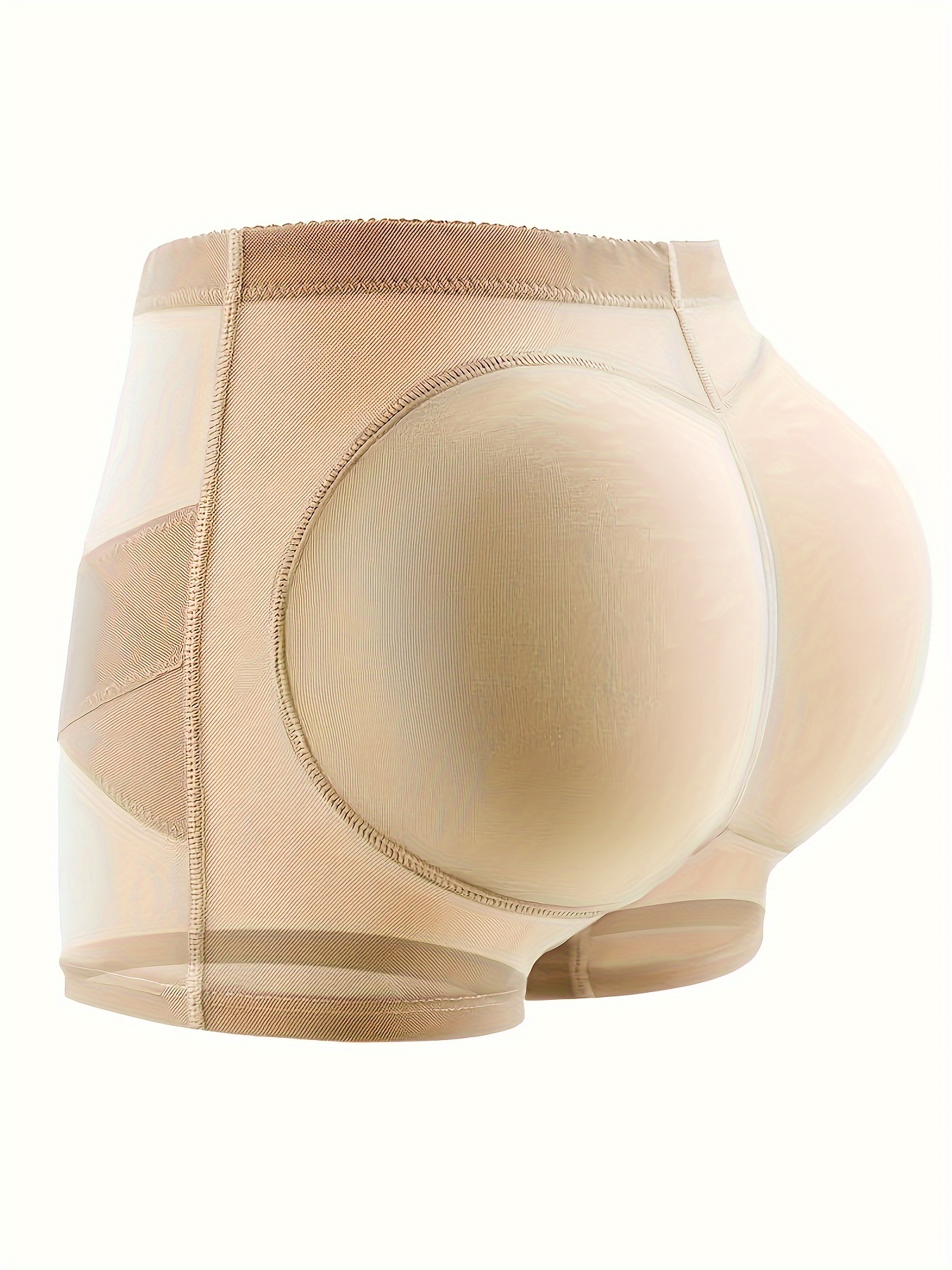 Women's Seamless Butt Lifter Padded Lace Boyshort Pantiy, Enhancer  Underwear Body Shaper Boy Shorts, High Coverage Women's Underwear & Lingerie