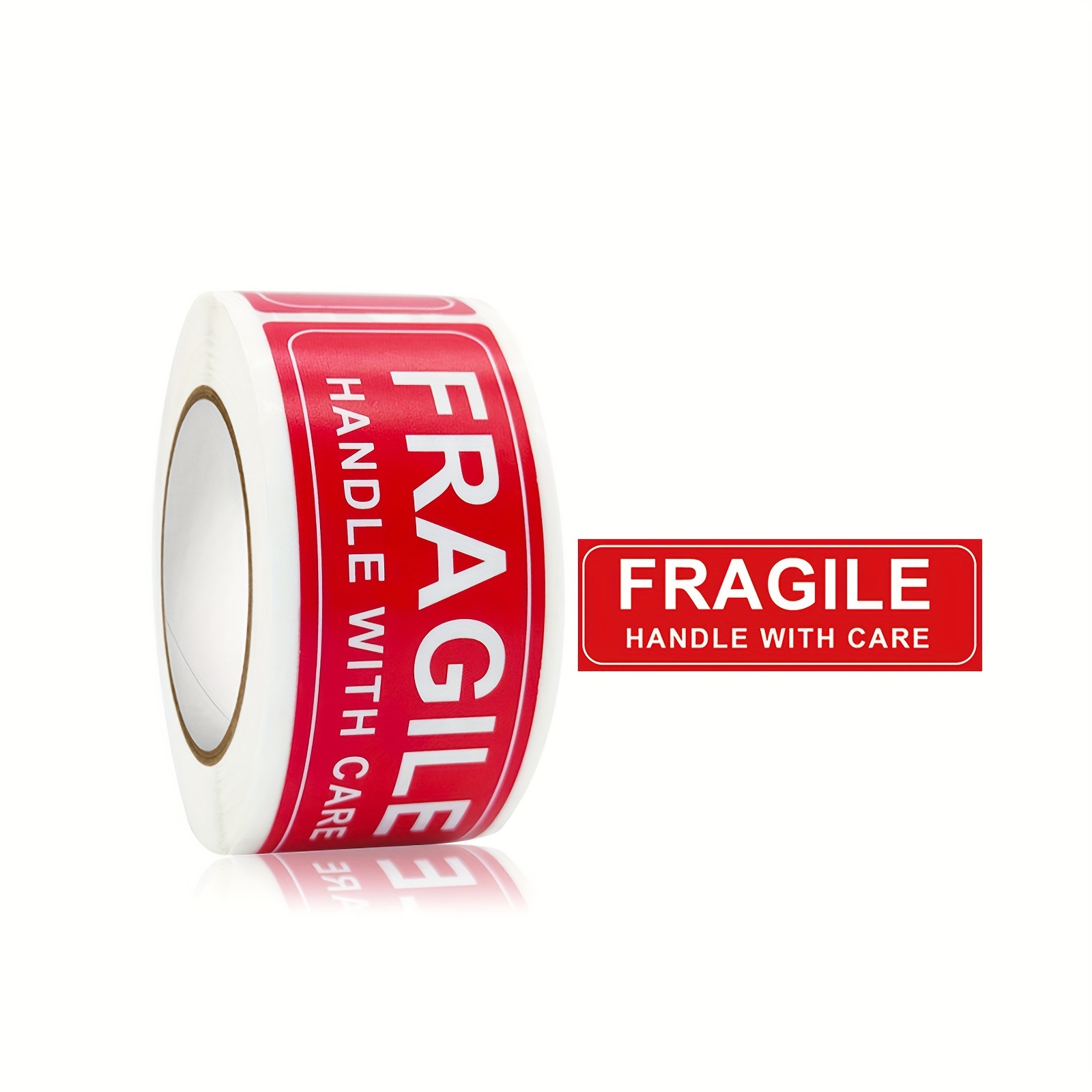 Fragile Material Do Not Crush Do Not Drop Label 3'' x 3