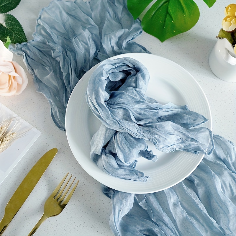 Premium Sage Gauze Cheesecloth Napkins For Elegant Home Dining And Weddings  - Temu