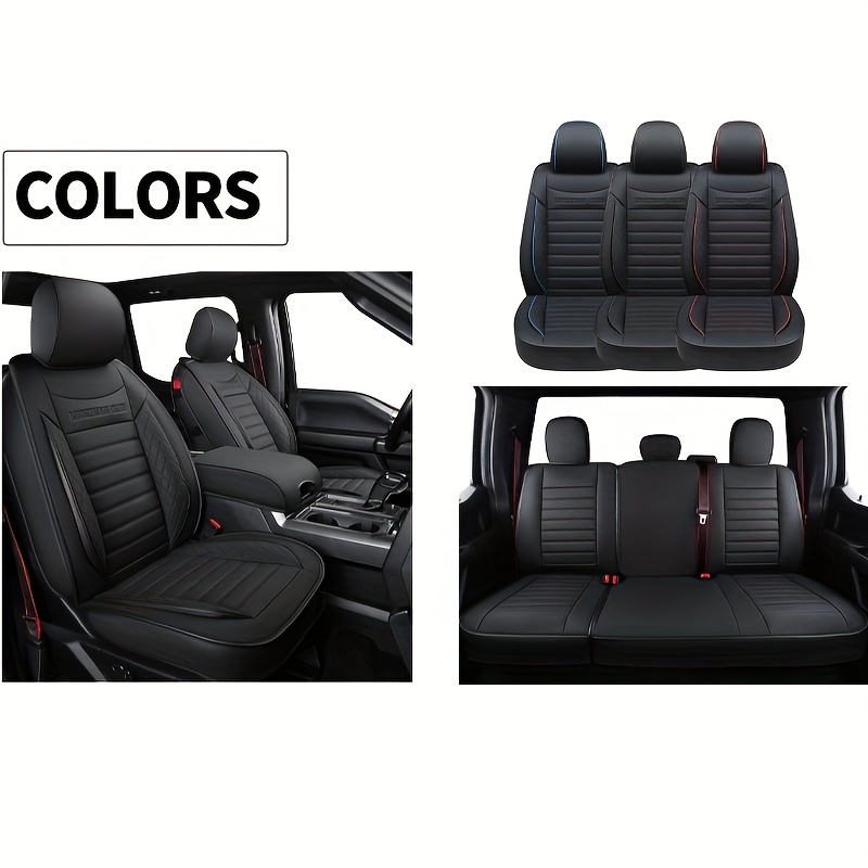 For F150 Faux Leather Seat Covers, For F150 2015-2023 Super Crew