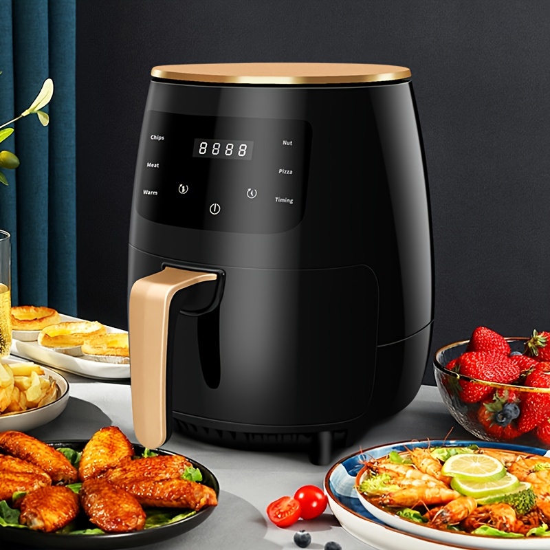 HGKHJ 10L Large Capacity Household Automatic Air Fryer, Intelligent LED  Digital Touch Induction Food Fryer Oven, Visual Multifunction Fries Machine