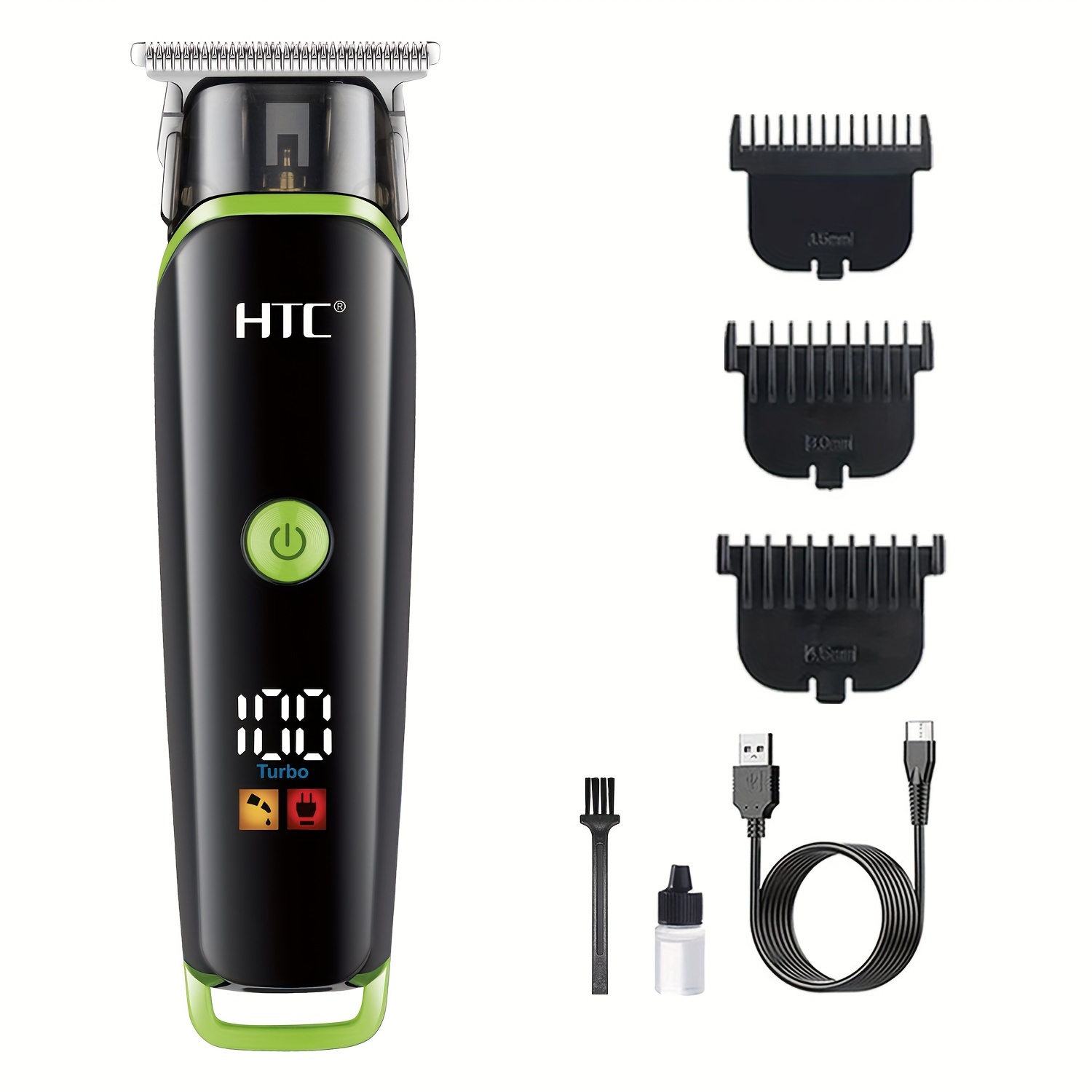 Professional Hair Clippers For Men - Usb Rechargeable T-blade Hair