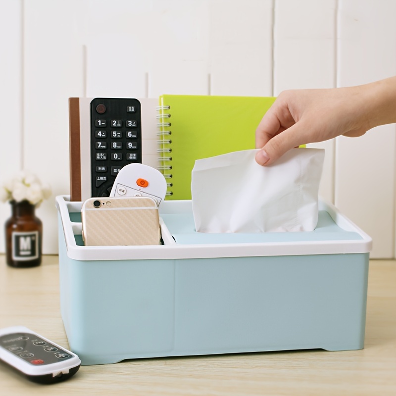 Desktop Multi functional Tissue Box Tissue Box Cover Napkin - Temu