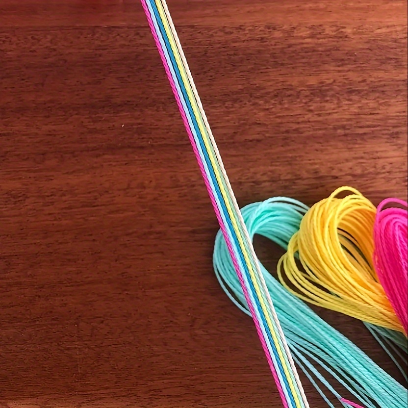  40 colores 2,624.7 ft cordón de poliéster encerado 0.039 in  pulsera cordón de cera recubierto de cera para pulseras hilo encerado para  fabricación de joyas cuerda encerada para hacer pulseras 65.6