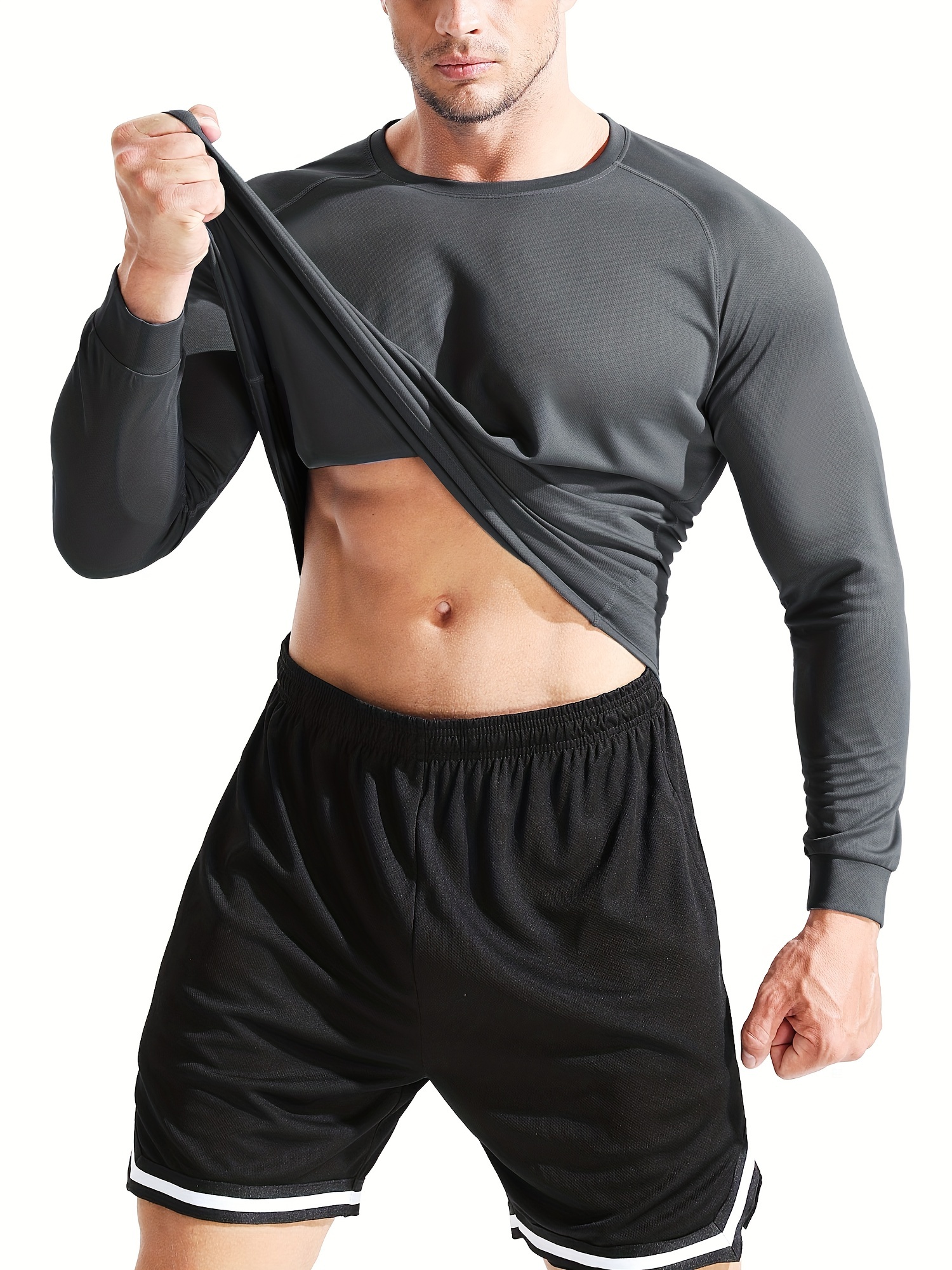  NP - Camisetas deportivas de compresión para hombre, camisetas  deportivas de fitness, gimnasio, correr, camisetas de fútbol para hombre,  4, XXL : Ropa, Zapatos y Joyería