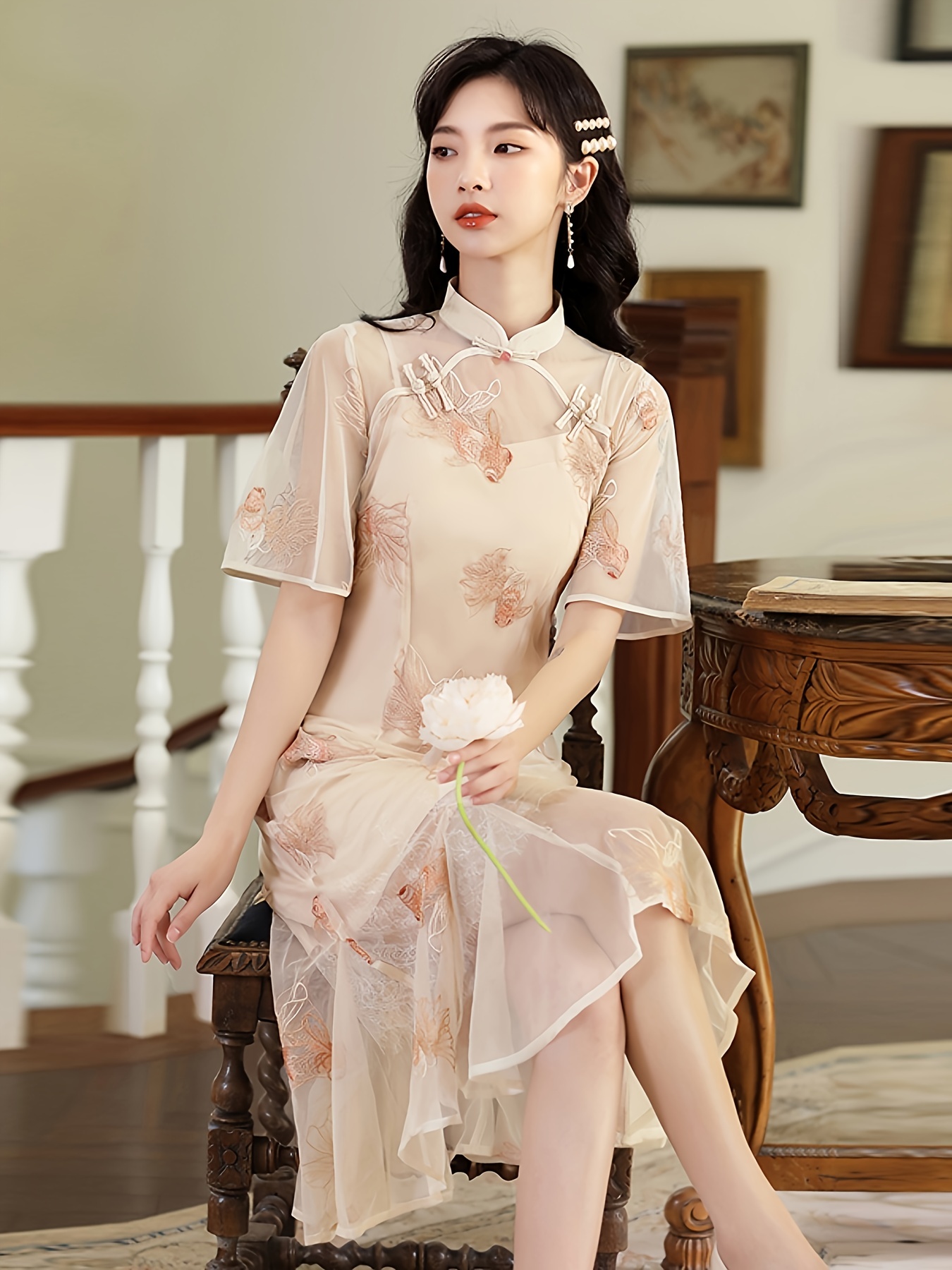 Two piece shop chinese dress