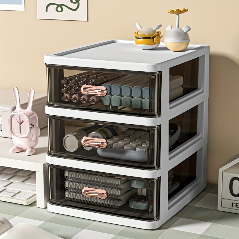 Portable Office Makeup Organizer 3 Drawer Box Mini Plastic Storage Desktop  Mini Drawers for Small Parts Display - China Cabinet and Plastic Cabinet  price