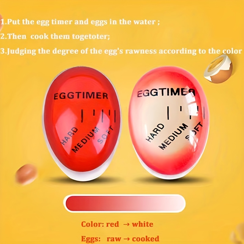 1pc Hot Spring Egg Timer Color Changing Egg Boiler Soft Boiled Egg Observer Egg  Timer Boiled Egg Timer - Industrial & Commercial - Temu United Arab Emirates