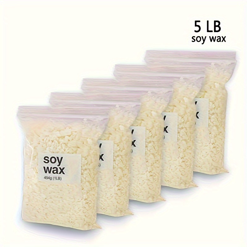 Hearth & Harbor DIY Candle Making Supplies, 5lb Soy Wax with Value Pack  Accessories