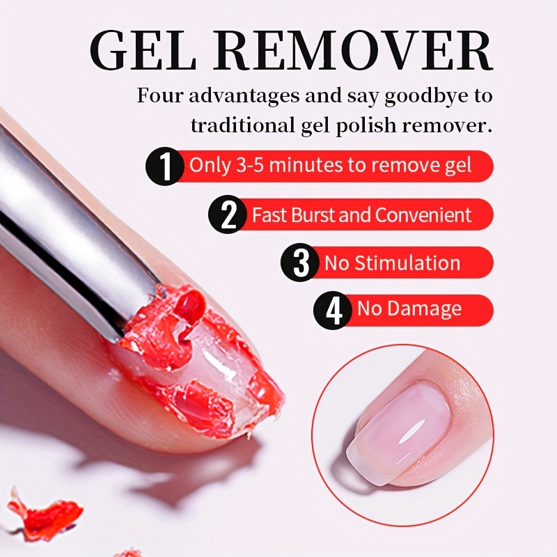 Magic Nail Gel Remover 3 5 Mins Fast Burst Gel Remover Soak - Temu