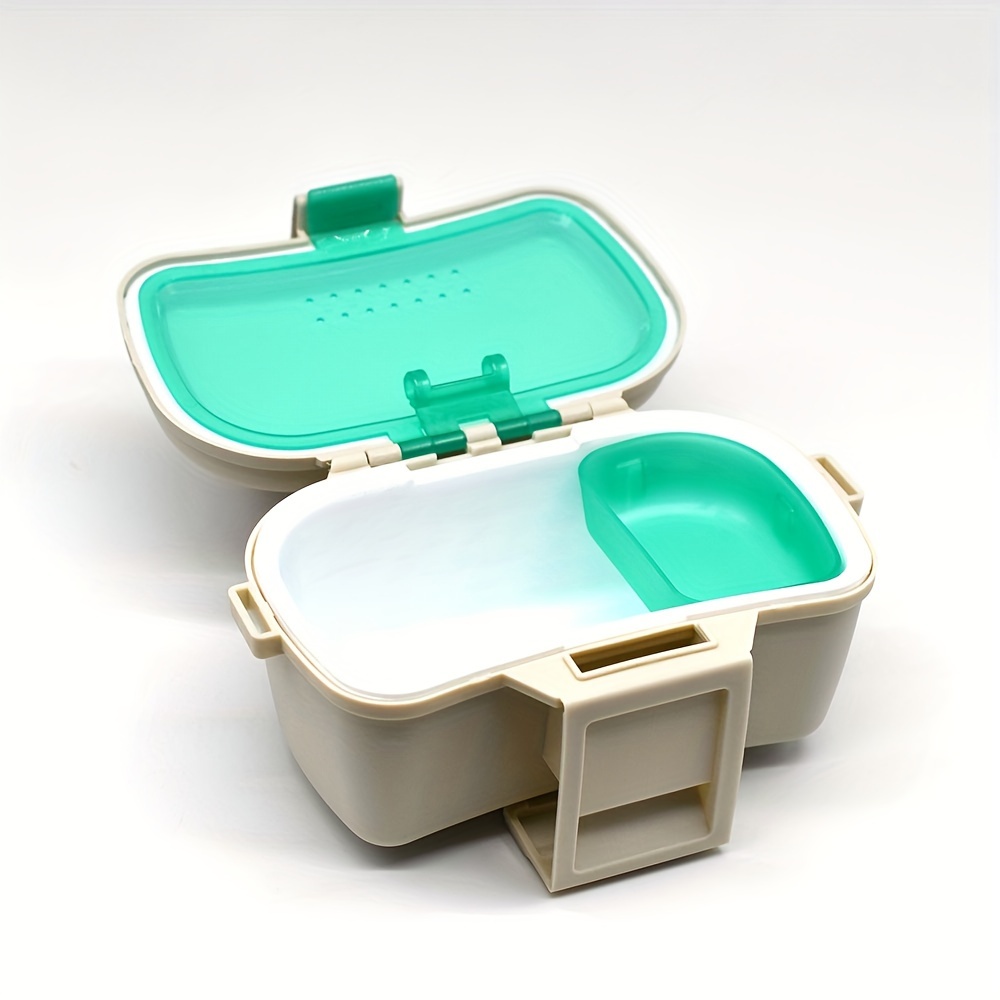 1pc Plastic Live Bait Storage Box, Double-layer Earthworm Bait Box, Fishing  Lure Accessories