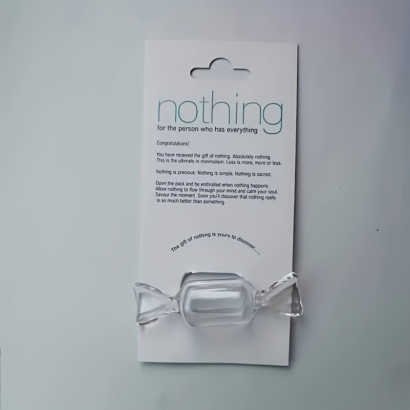 Funny Gag Joke GIFT OF NOTHING Christmas Stocking Stuffer Prank