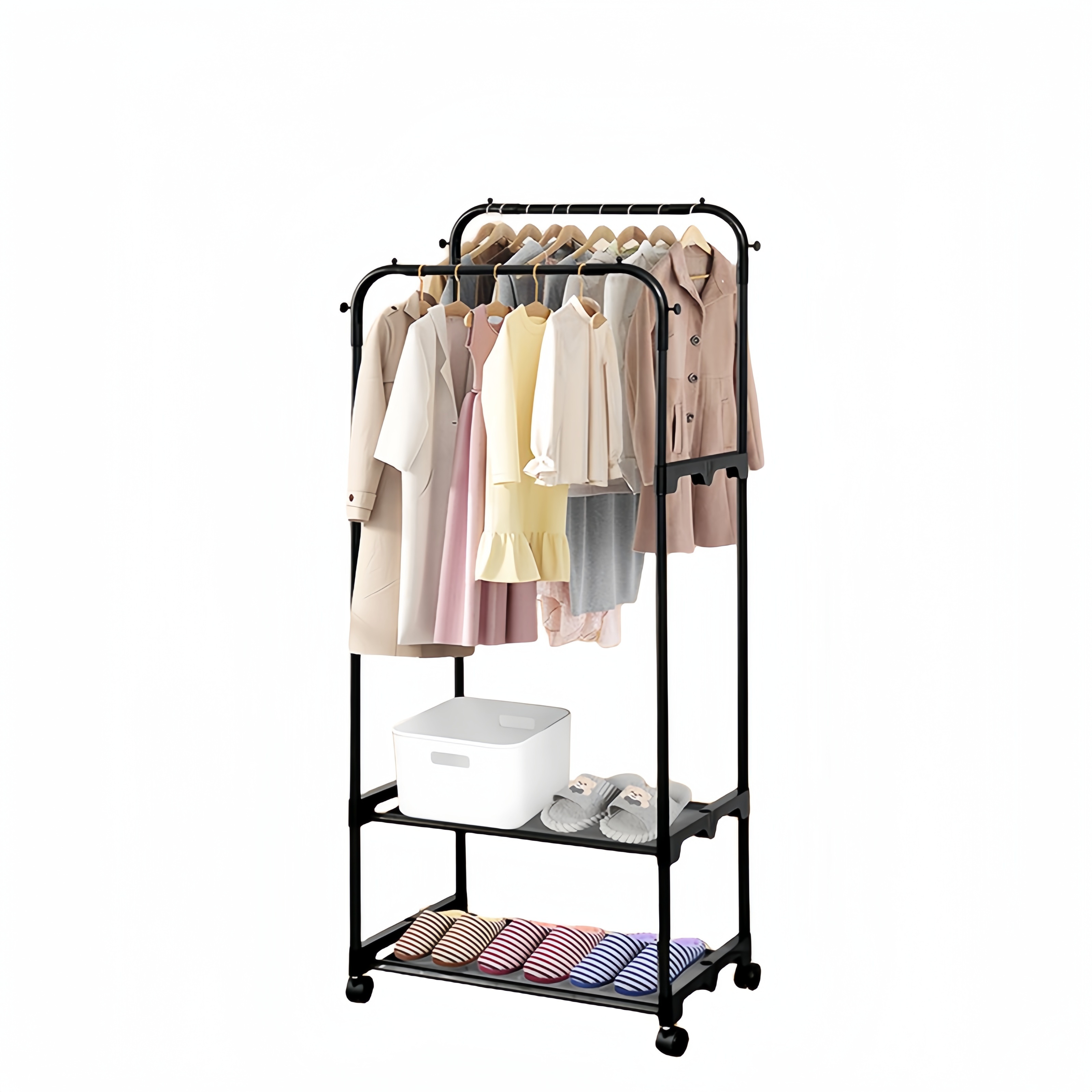 Pull Out Pants Rack Telescopic Hanging Clothes Rack Bedroom - Temu