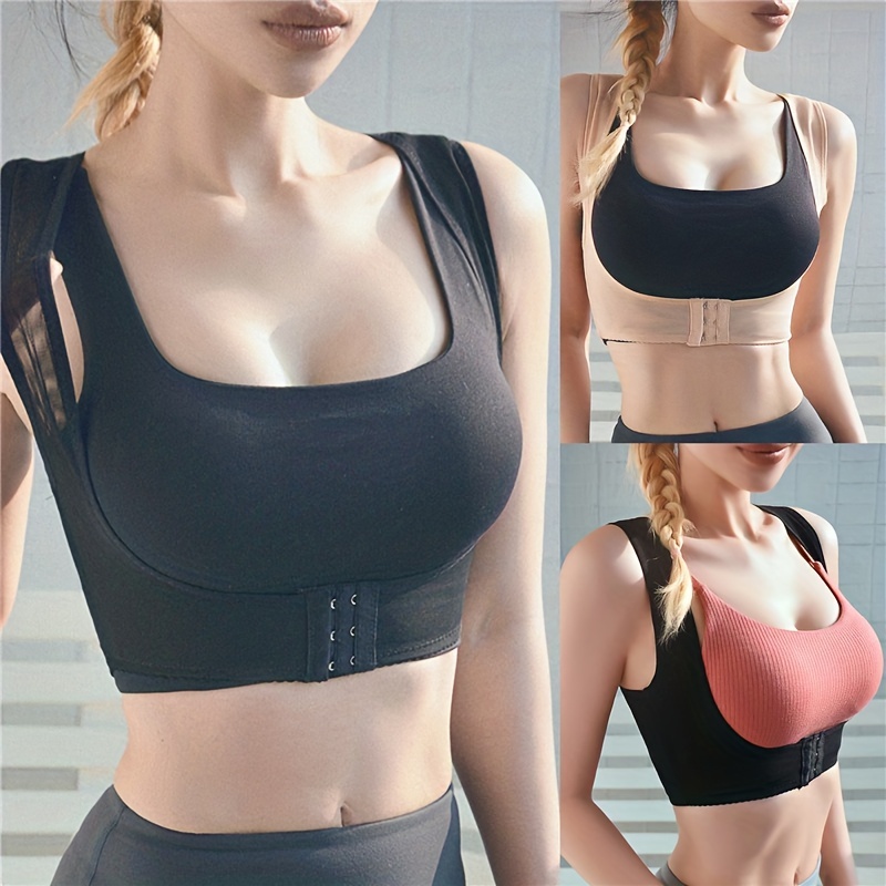 Women Back Brace Shoulder Support Belt,Vest Bra Hunchback Posture