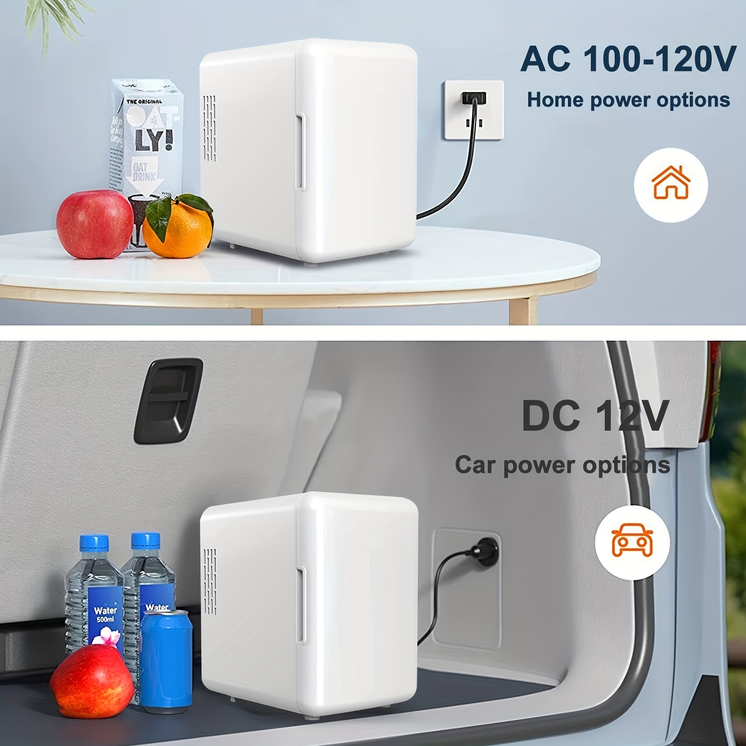 Mini Réfrigérateur Portable 4L GEEPAS GRF63043 - Polyvalent Compatible  Voiture MH00528 - Sodishop