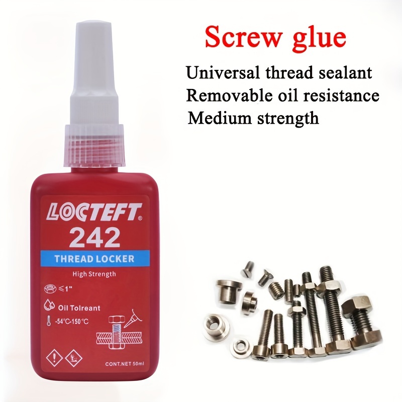 1pc 50ml 242/277 Screw Glue Anti-slip Fastening Anaerobic Glue