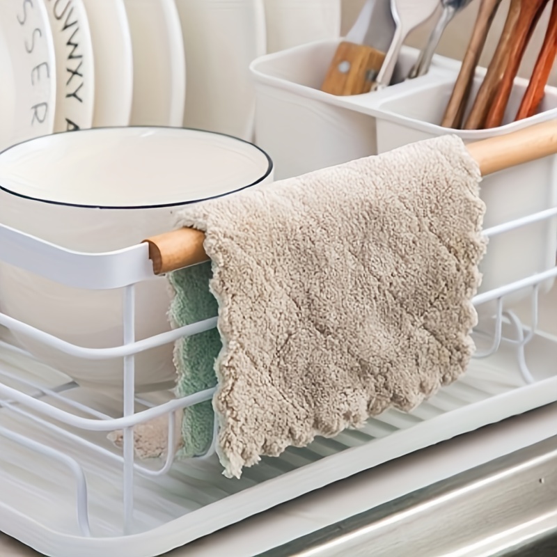Dish Drying Storage Rack Holder with Drainboard Plate Cup Spoon