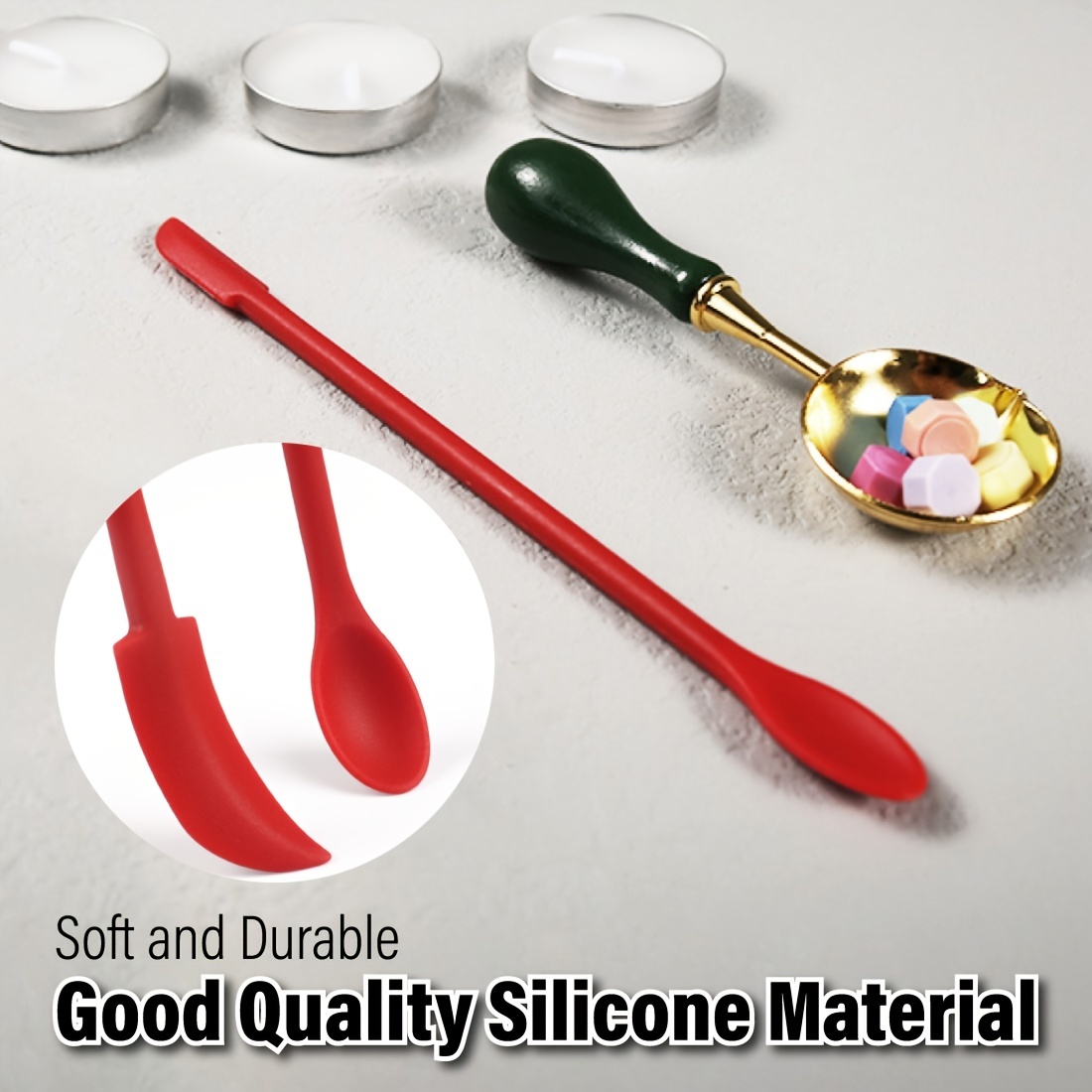 Silicone Spatula for Precise Wax Application