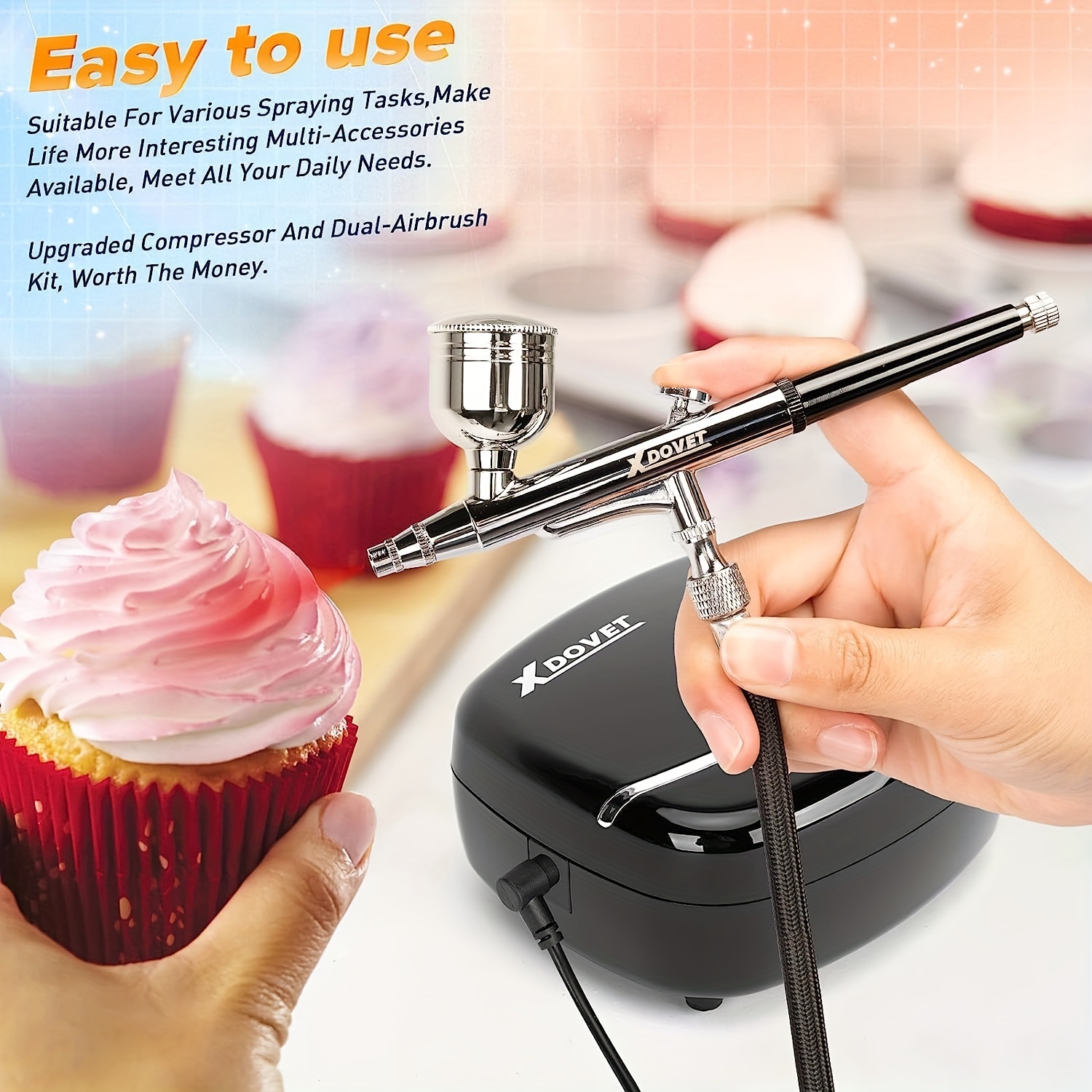 4 colors Cake Airbrush Cake Decorating Tools Cake Decorating - Temu