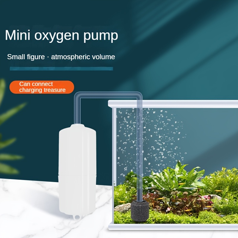 Fdit Pompe à oxygène pour aquarium Pompe à oxygène pour réservoir