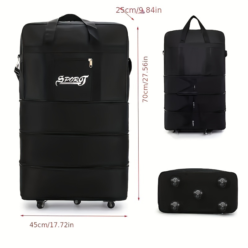 Expendable Extra Large Duffle Bag, Foldable Luggage Suitcase
