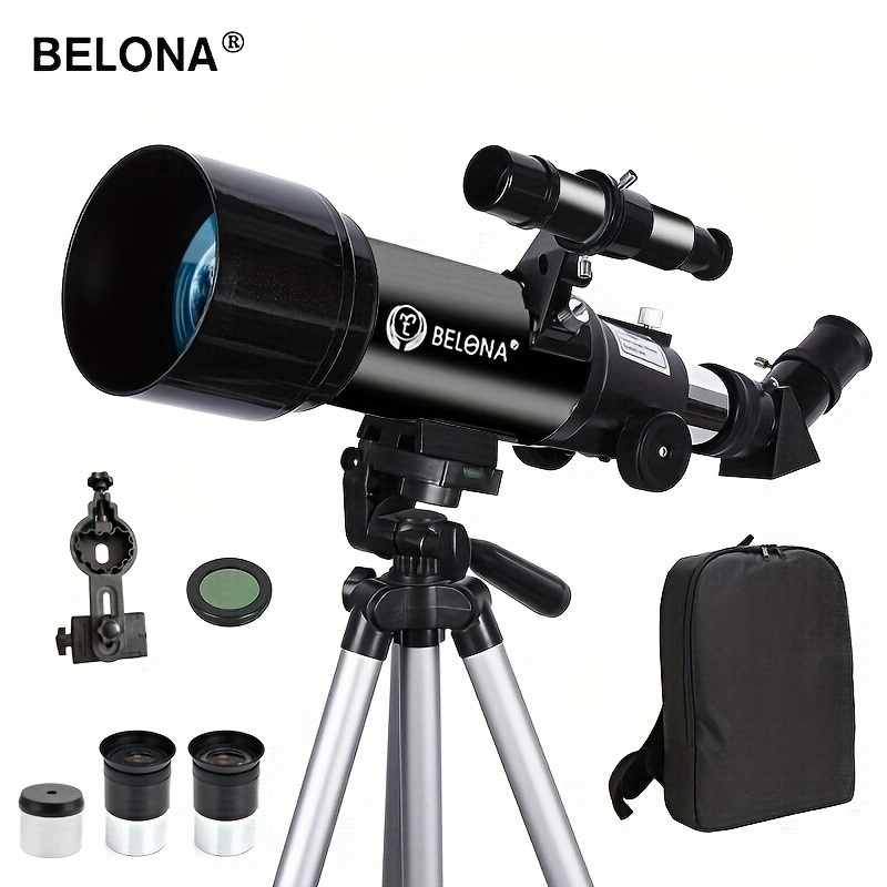 Telescopios para adultos de alta potencia – 19.685x3.150 in AZ Astronómico  Profesional Telescopio Refractor para Niños Principios Astronomía con