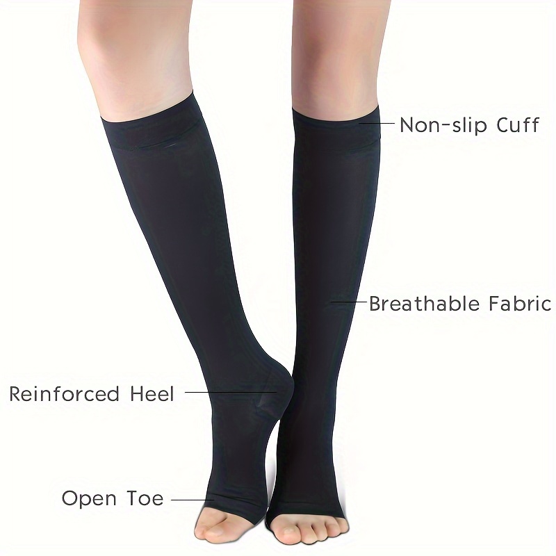 Compression stockings Open Toe, women