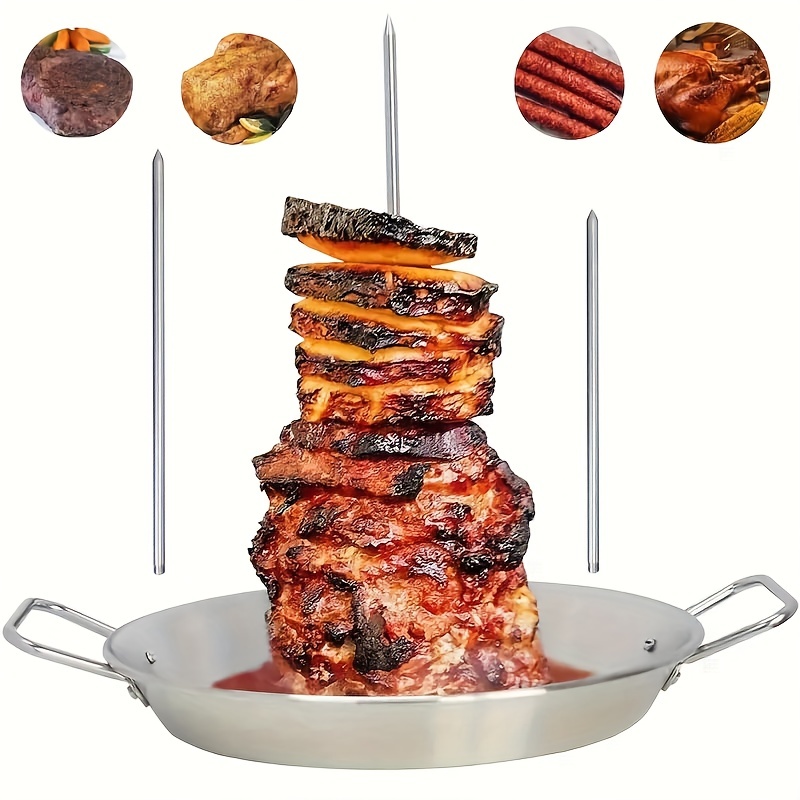 PGFUN 10 Pièces Brochettes Barbecue de kebab en acier inoxydable,35 cm de  long, 410 brochettes de barbecue en métal avec curseur, brochettes de kebab  plat réutilisables : : Jardin