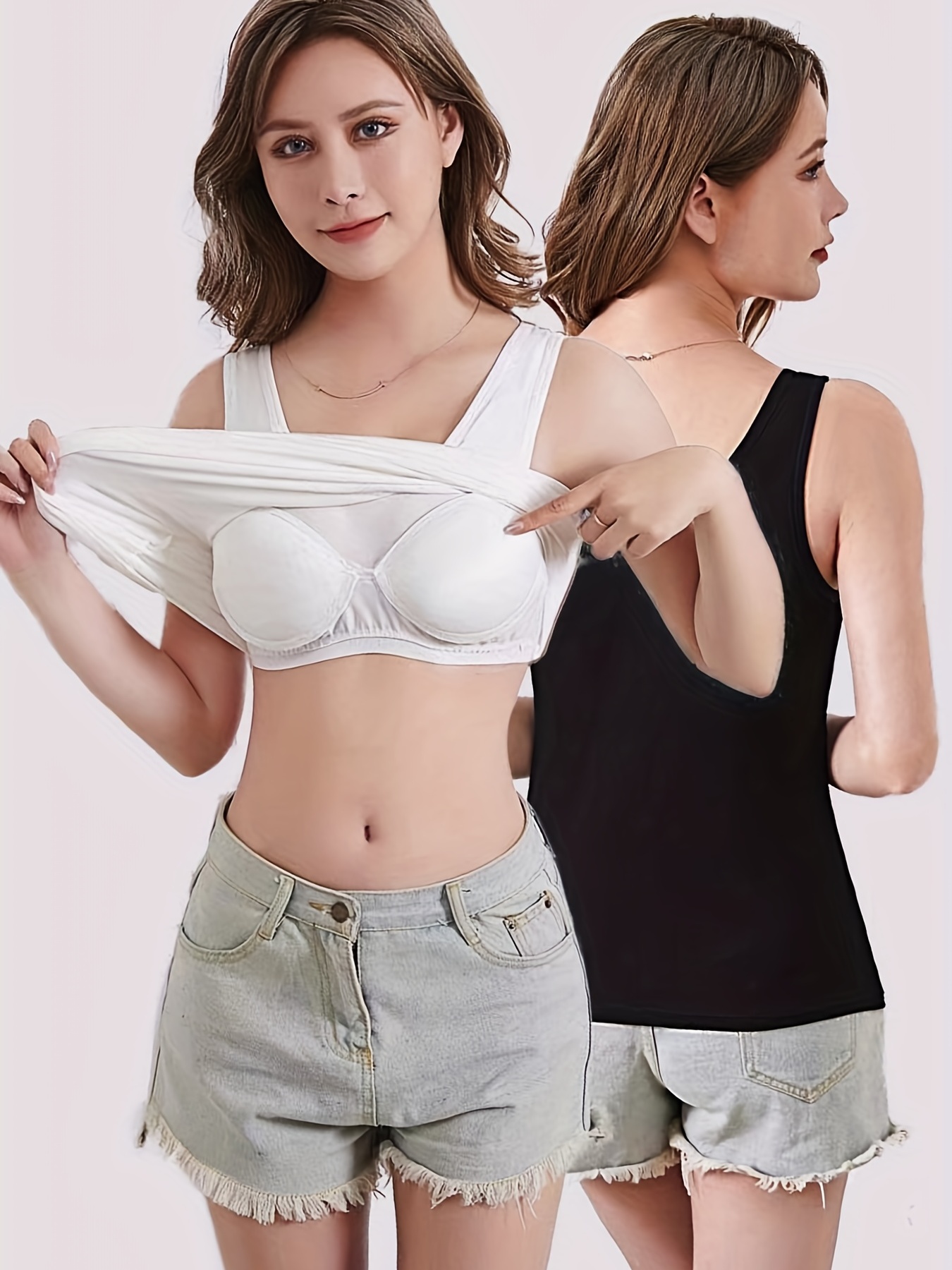 SZXZYGS Underoutfit Bras for Women Women's Comfortable Tank Top