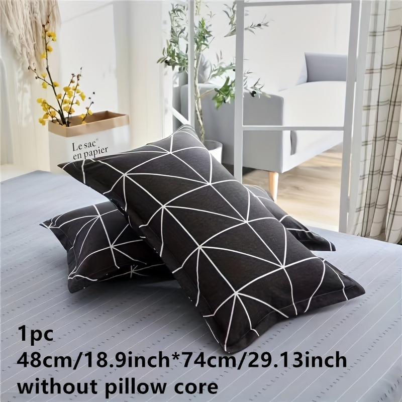 

1 Pack Geometric Print Pillowcase, Without Pillow Core, Home Decor