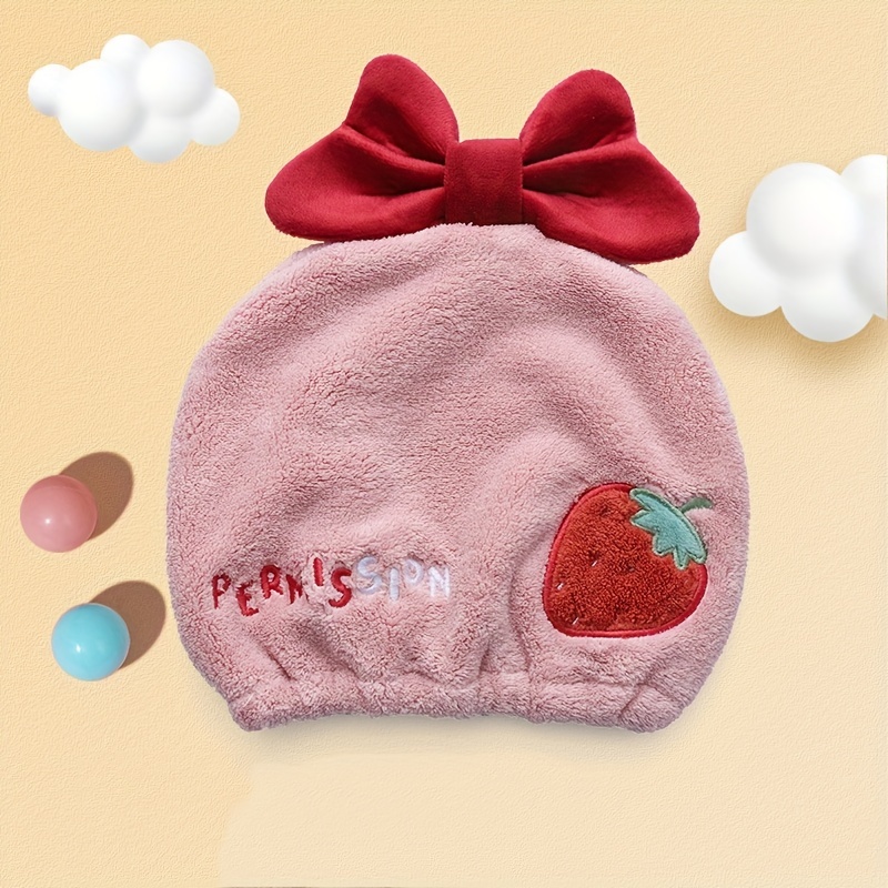 Boys Girls Cute Cartoon Orange Stitching Shawl Hat Quick Dry - Temu