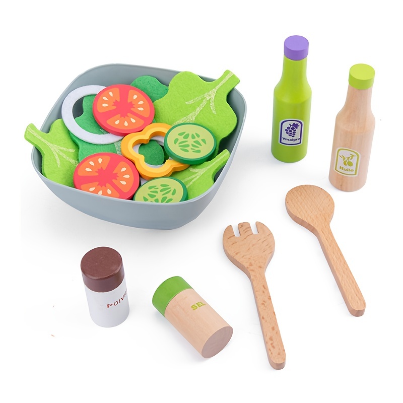 Wooden kitchen best sale food toys