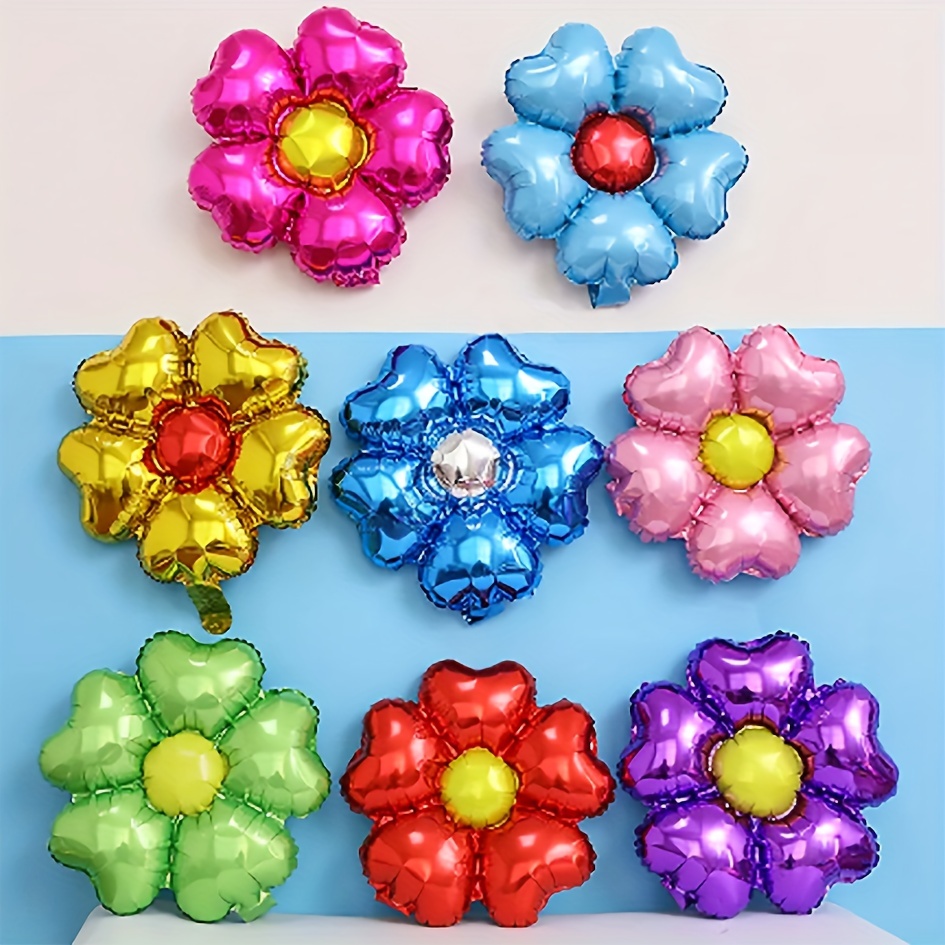 Five petal Flower Balloons Fashionable Birthday - Temu