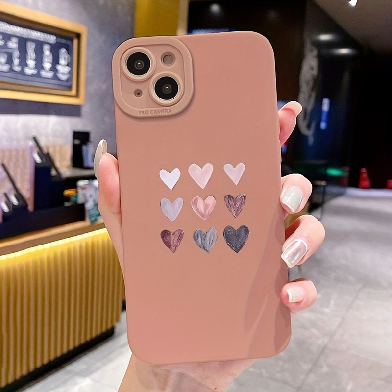 

Hearts Pattern Graphic Pattern Anti-fall Phone Case For Iphone 14, 13, 12, 11 Pro Max, Xs Max, X, Xr, 8, 7, 6, 6s Mini, Plus