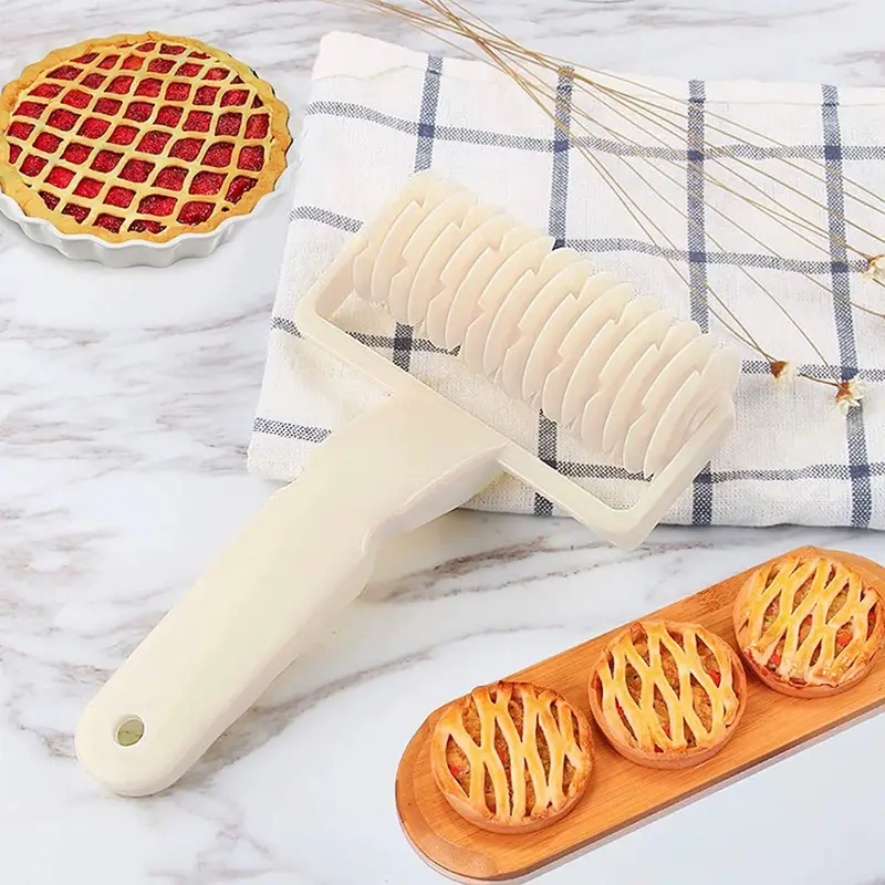 Lattice Roller Cutter, Plastic Dough Pastry Cutter Pie Craft Making Tool,  Baking Accessories, - Temu United Arab Emirates